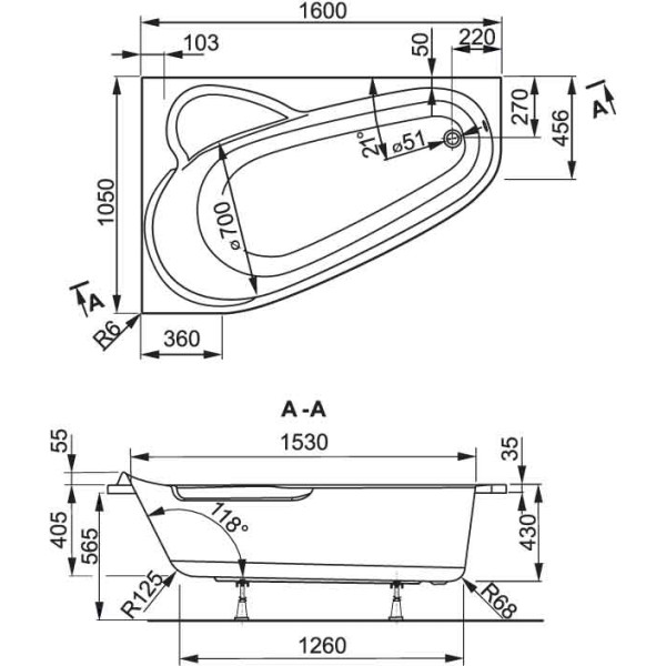 SELENA 160 ( VPBA163SEL3LX-04/NO )ліва
