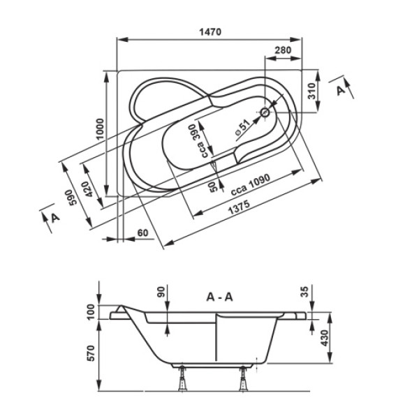 SELENA 147 ( VPBA141SEL3LE-04/NO ) ліва